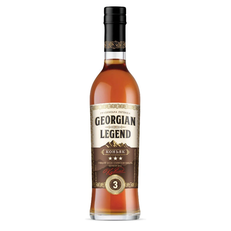 Коньяк 3 зірки Georgian Legend, 0.5 л
