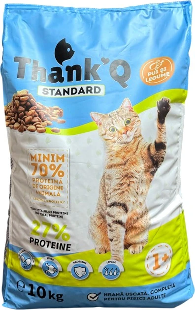 Сухий корм для котiв курка ThankQ, 10 кг