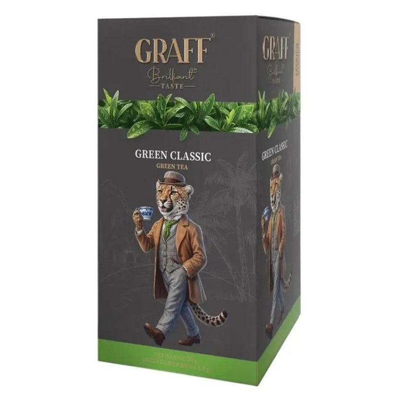 Чай зелений байховий Green Classic Graff, 36г (20*1.8г)