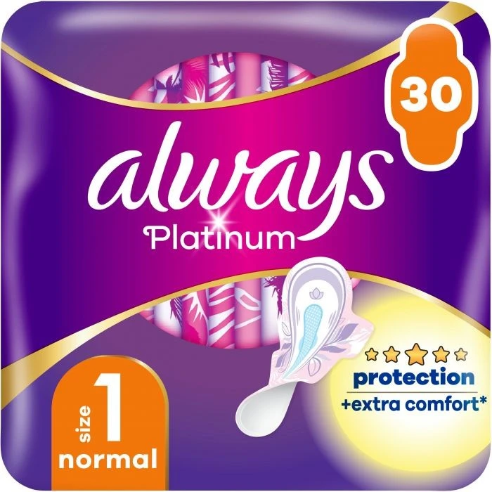 Прокладки гігієнічні Platinum Normal Always, 30 шт/уп.
