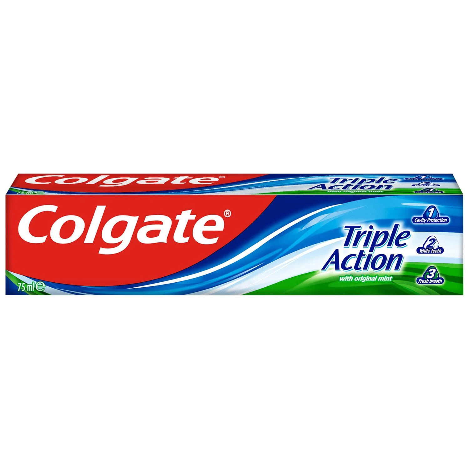 Паста зубна Triple Action Colgate, 75 мл