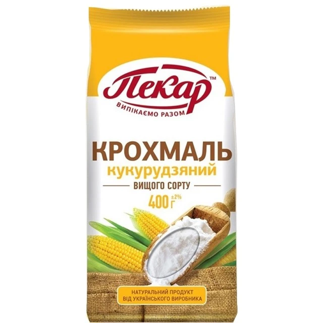 Крохмаль кукурудзяний Пекар, 400 г