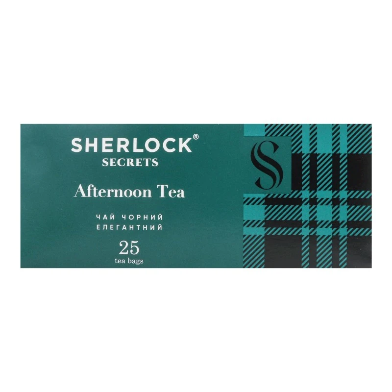Чай пакетований чорний Afternoon Tea Sherlock Secrets, 25 шт/уп.