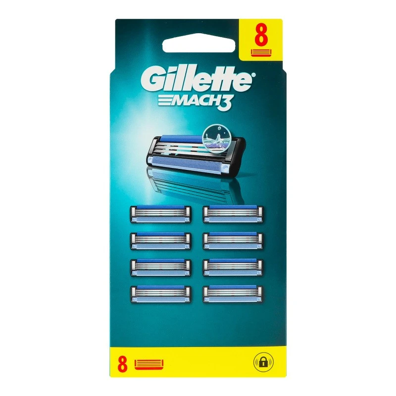 Касети для гоління змінні Mach3 Gillette 8шт