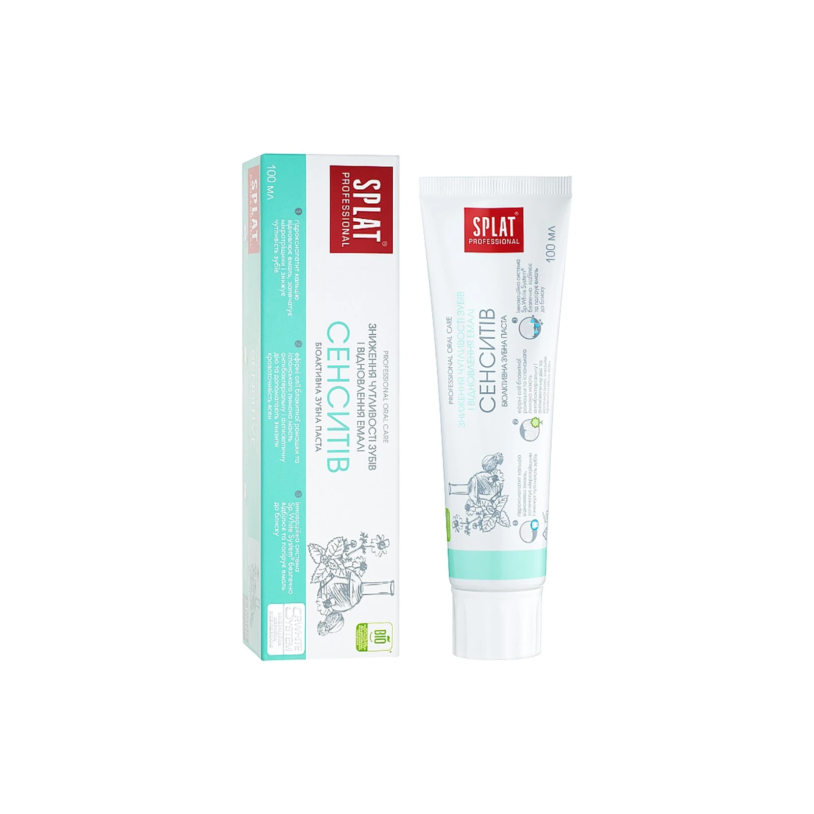 Паста зубна Splat Professional Sensitive, 100мл