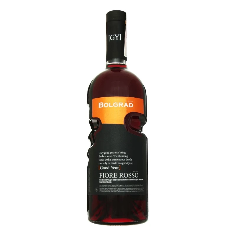 Вино червоне напівсолодке Fiore Rosso Bolgrad, 0.75 л