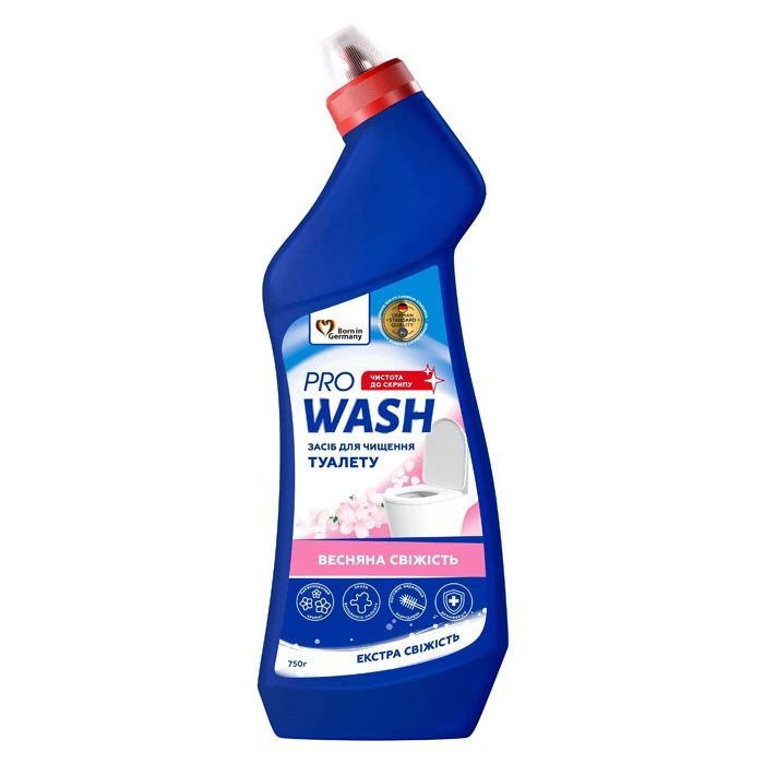 Засіб для чищення унітазу  Весняна свіжість PRO WASH, 750г