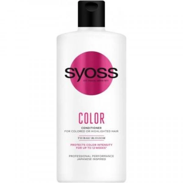 Кондиціонер для волосся з квіткою камелії Color Syoss, 440 мл