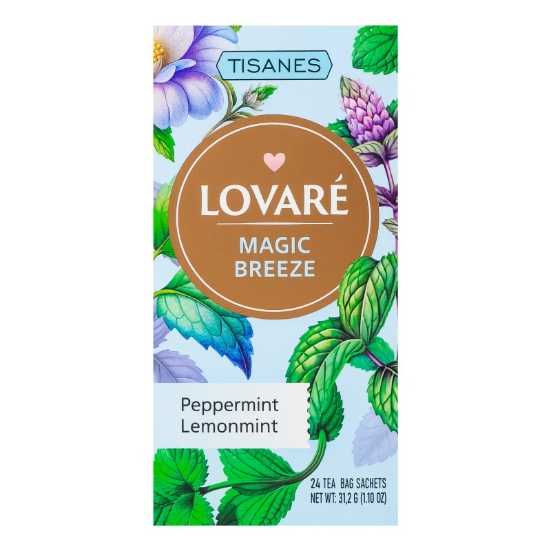 Чай пакетований magic breeze Lovare, 24 шт/уп.