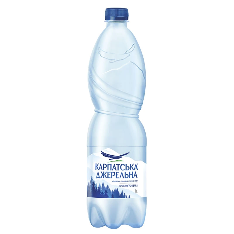 Вода газована Карпатська Джерельна, 1 л
