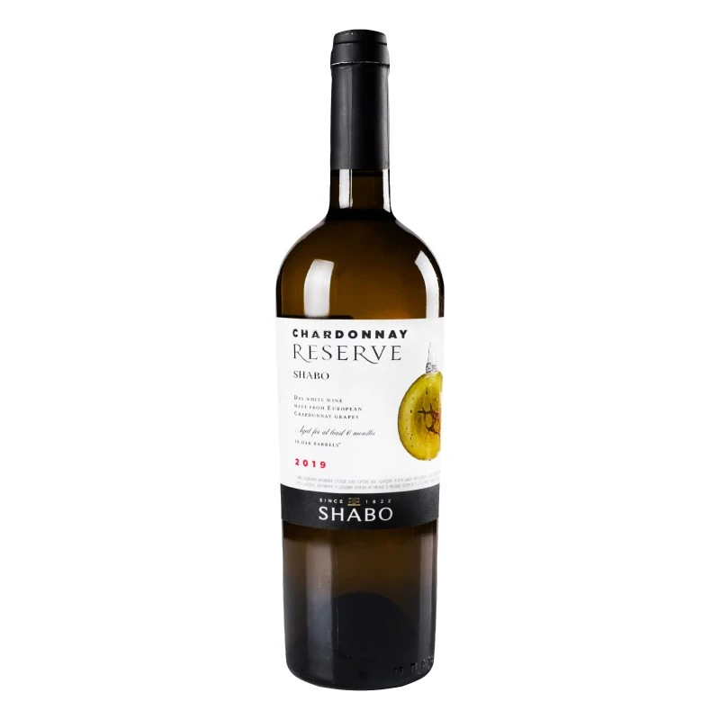 Вино біле сухе Chardonnay Reserve Shabo, 0.75 л