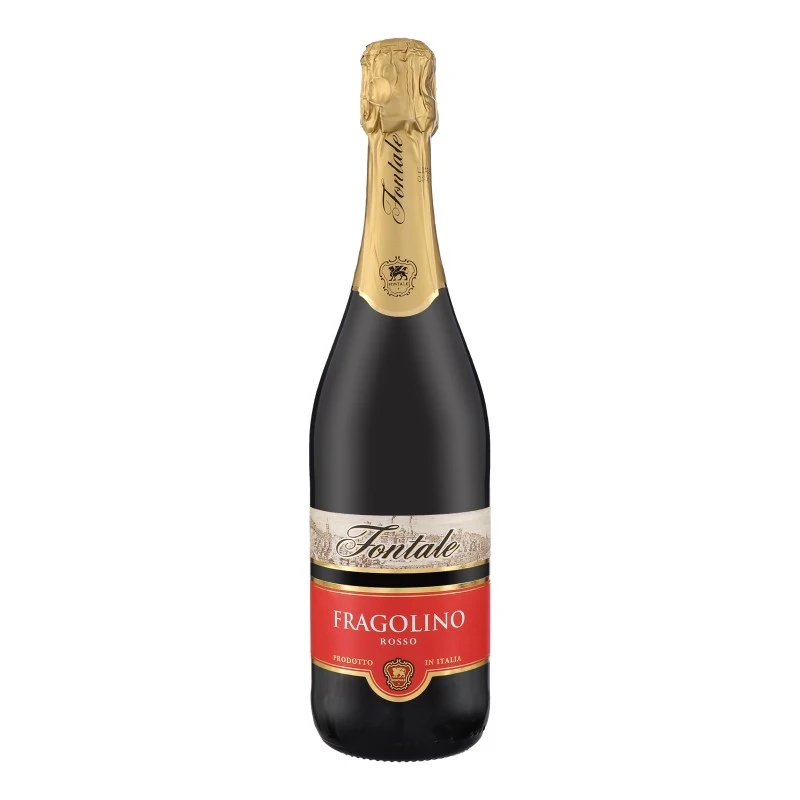 Напій винний ігристий червоний солодкий Fragolino Rosso Fontale, 0.75 л