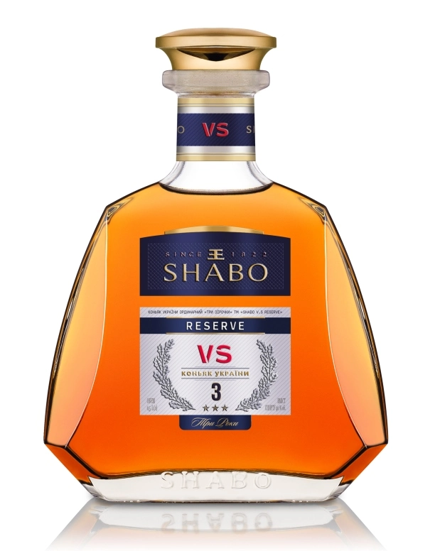 Коньяк 3 зірки VS Reserve Shabo, 0.5 л