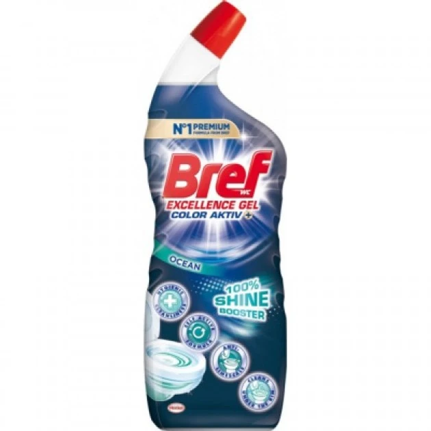 Гель для очищення унітазу Ocean Excellence Gel Color Aktiv Bref, 700 мл