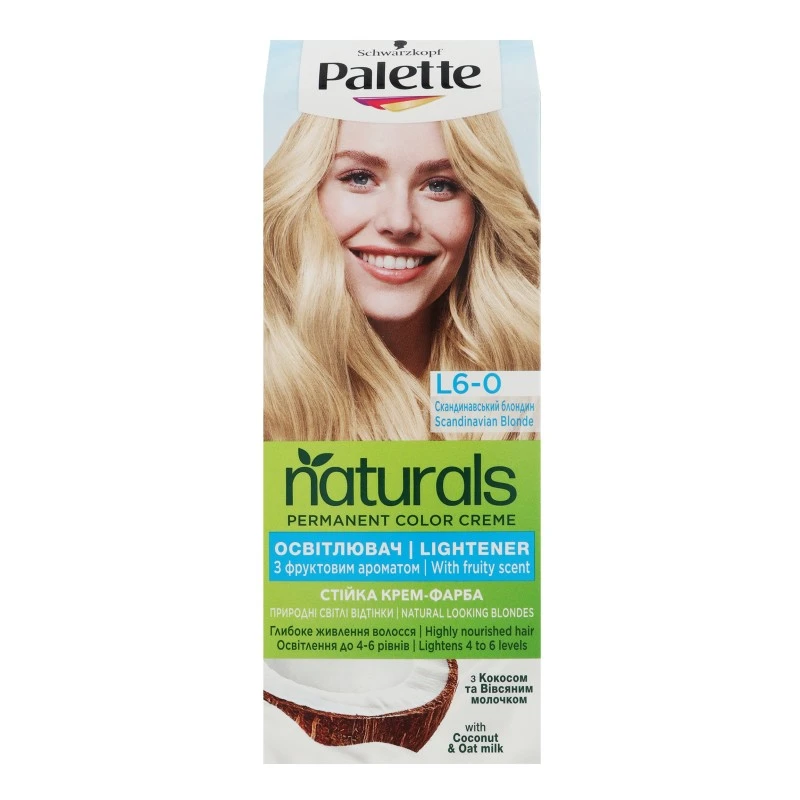 Крем-фарба для волосся L6-0 Naturals Palette, 1шт
