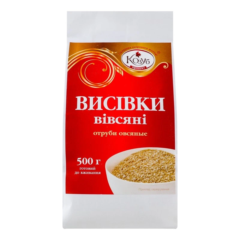 Висівки вівсяні Козуб, 500 г