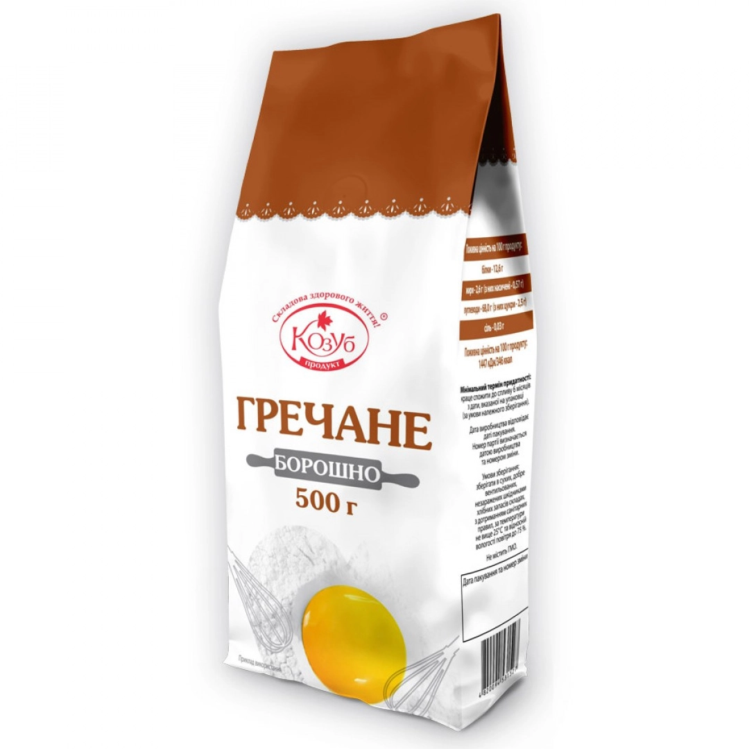 Борошно гречневе Козуб, 500 г
