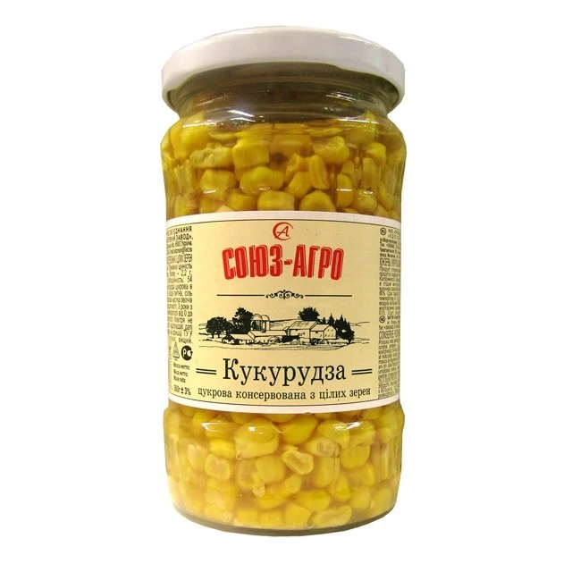 Кукурудза цукрова консервована Союз Агро, 360 г