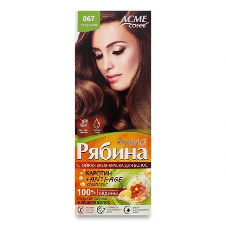 Крем-фарба Горобина Avena 067 Капучіно Acme,138 мл