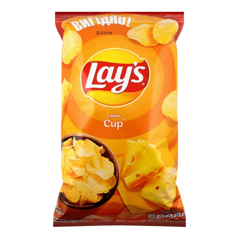Чипси зі смаком сиру Lay&#039;s, 170 г