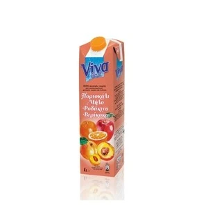 Напій соковий персик/яблуко/апельсин Viva Fresh, 1 л