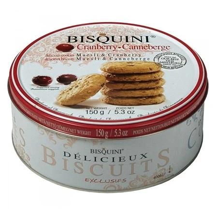 Печиво Muesli&amp;Cranberry Bisquini, 150 г