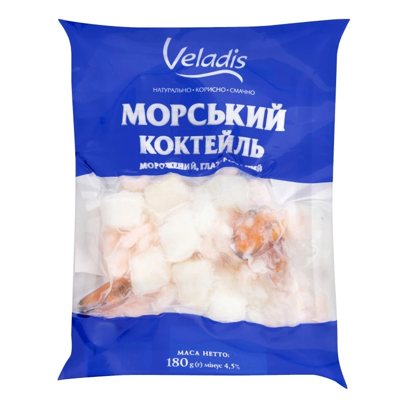 Морський коктейль заморожений Veladis, 180 г