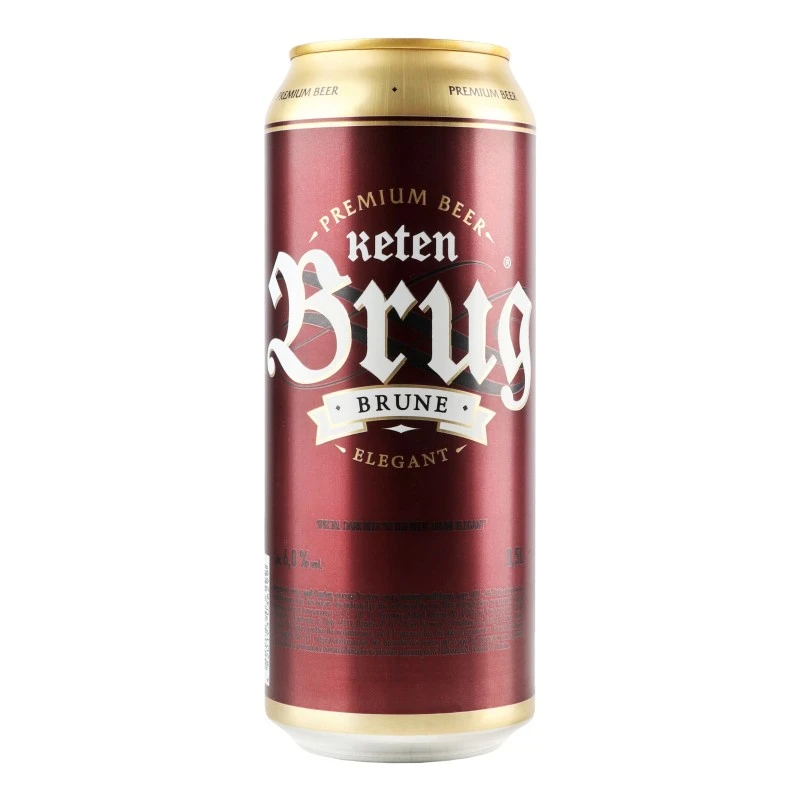 Пиво спеціальне темне Brune Elegant ж/б Keten Brug, 0.5 л