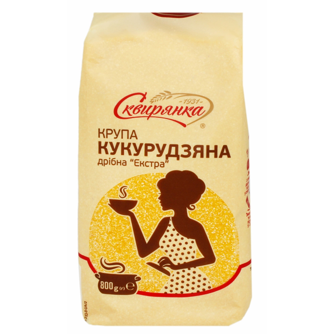 Крупа кукурудзяна дрібна Екстра Сквірянка, 800 г