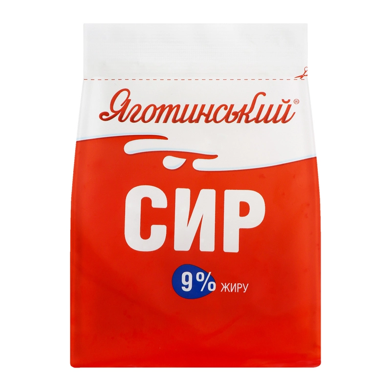 Сир кисломолочний 9% Яготинський, 350 г
