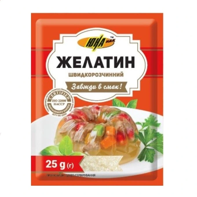 Желатин швидкорозчинний Юна Пак, 25 г