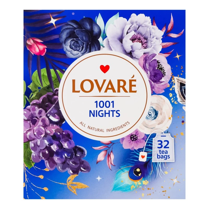 Чай пакетований 1001 ніч Lovare, 32 шт/уп.
