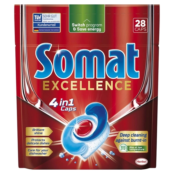 Капсули для посудомийних машин 4in1 Excellence Somat, 28 шт/уп.
