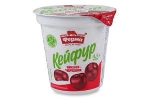 Кейфур 4,5% вишня-черешня Ферма, 250 г