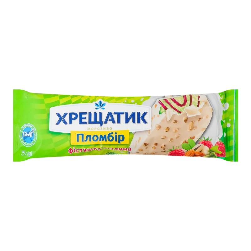 Морозиво Фісташка-малина Хрещатик, 75 г