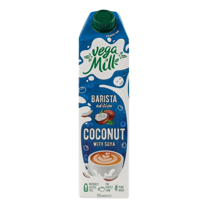 Напій кокосовий з соєю ультрапастеризований Barista edition Vega Milk т/п 950мл