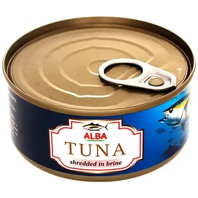 Консервований тунець шматочками у власному Alba Food, 185 г