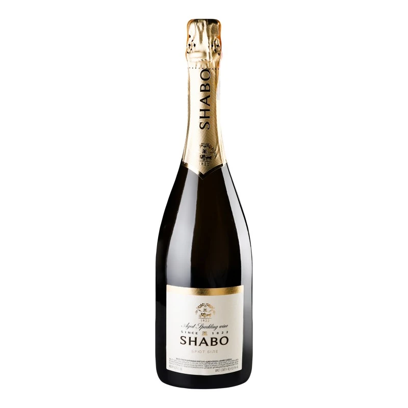 Вино ігристе біле брют Classic Shаbo, 0.75 л