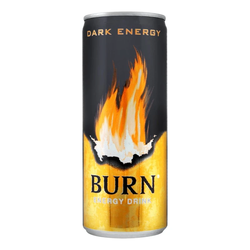 Напій енергетичний б/а газований ж/б Dark energy Burn, 0.25 л