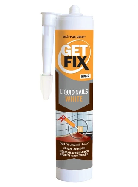 Клей рідкі цвяхи білий, Getfix 280мл