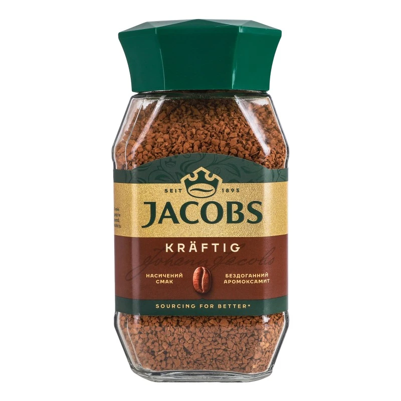 Кава розчинна Kraftig Jacobs, 190 г