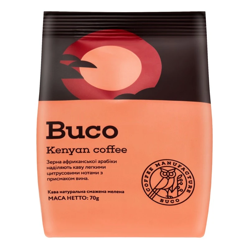 Кава мелена Kenyan coffee Buco, 70 г