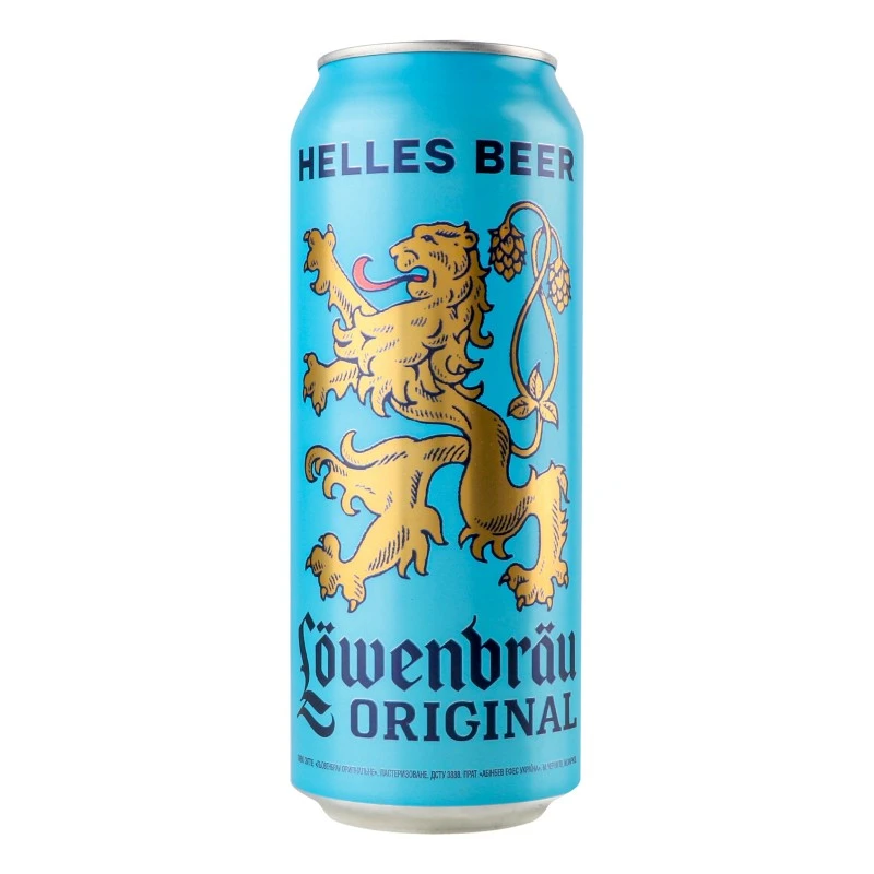 Пиво світле Original ж/б Lowenbrau, 0.5 л