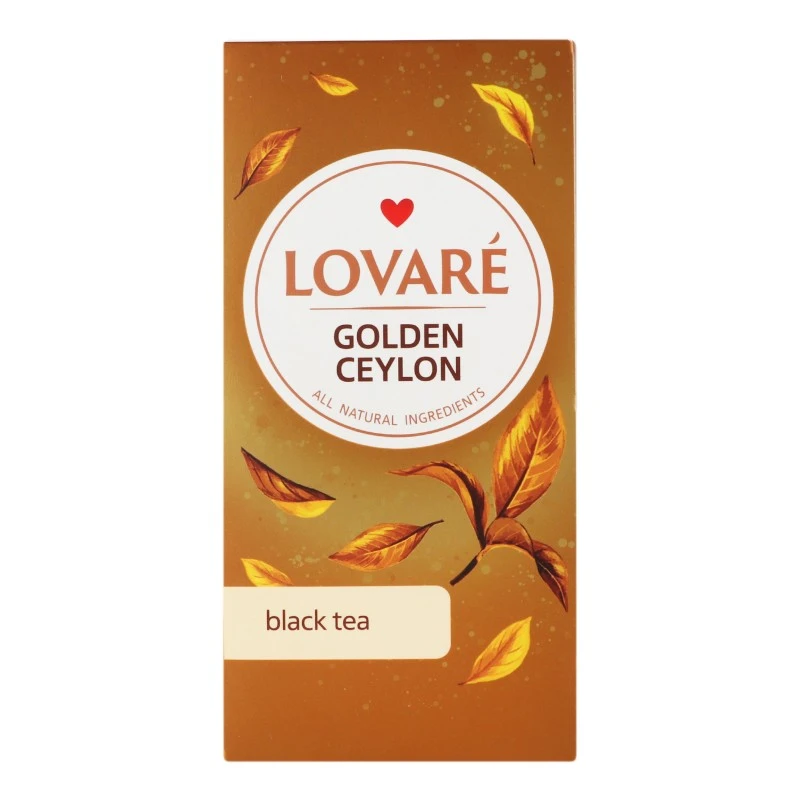 Чай пакетований чорний Golden Ceylon Lovare, 24 шт/уп.