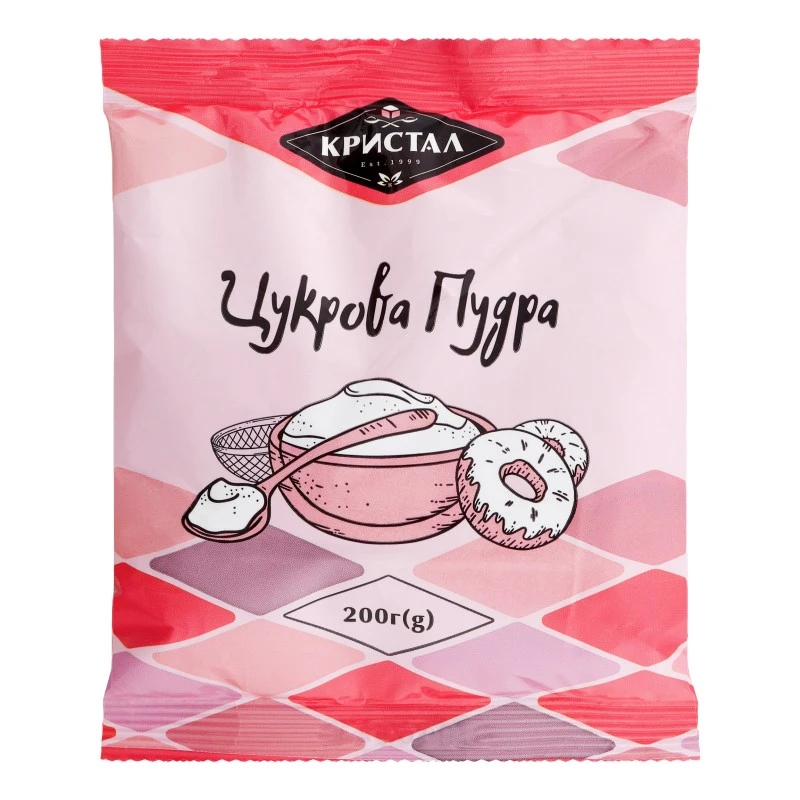 Цукрова пудра Кристал, 200 г