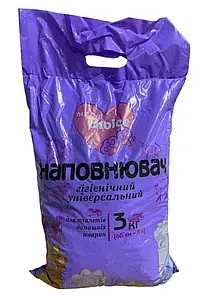 Гігієнічний наповнювач універсальний Meow Choice, 3 кг