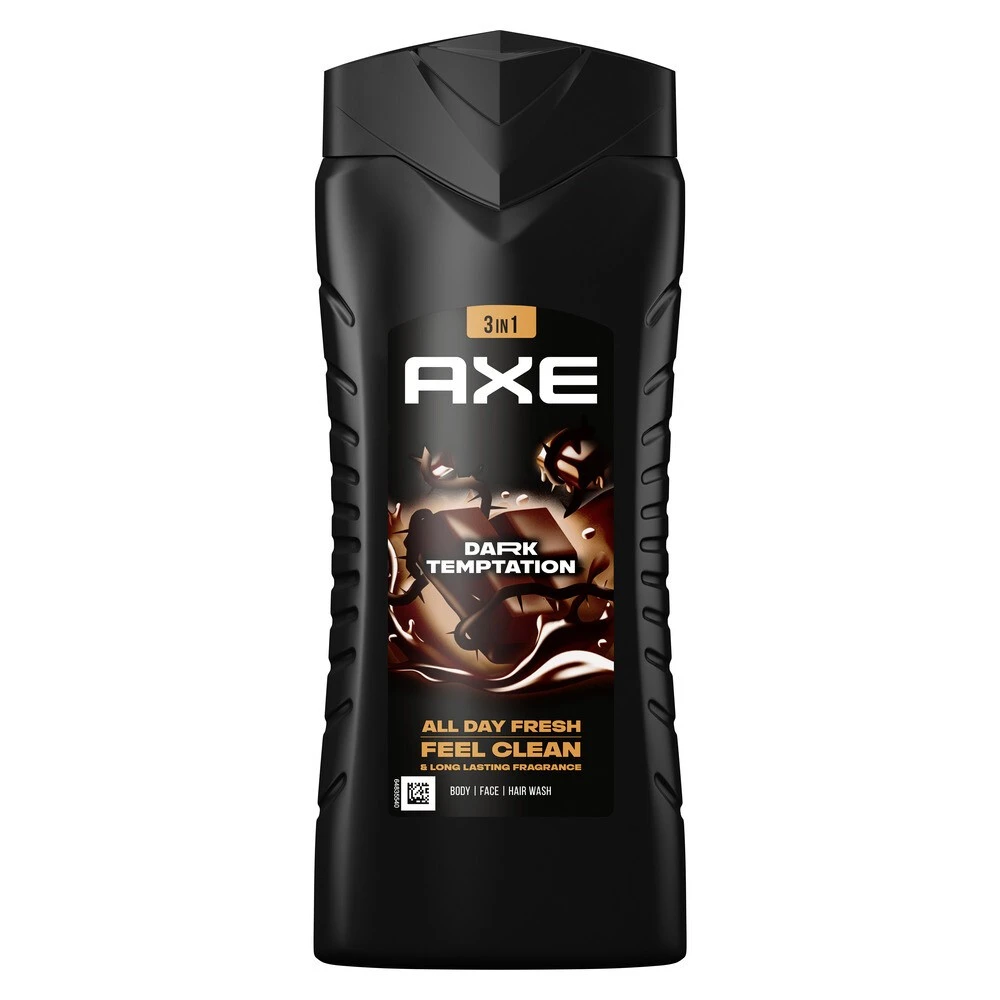 Гель для душу та шампунь Total Relax Dark Temptation Axe 400мл