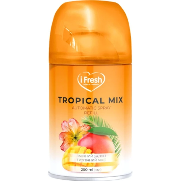Змінний балон д/освіжувача повітря tropical mix !Fresh, 250 мл