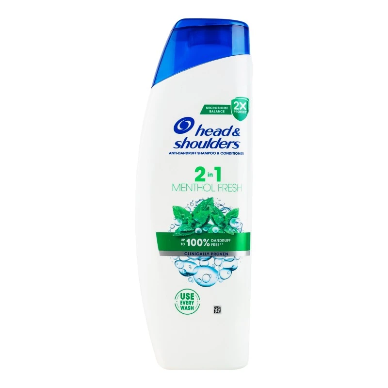 Шампунь 2 в 1 свіжість ментолу Head &amp; Shoulders, 330 мл