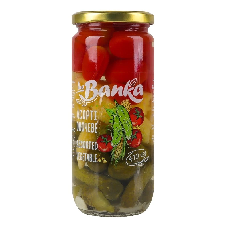 Консервовані овочі Тріо The Banka, скло 470 г